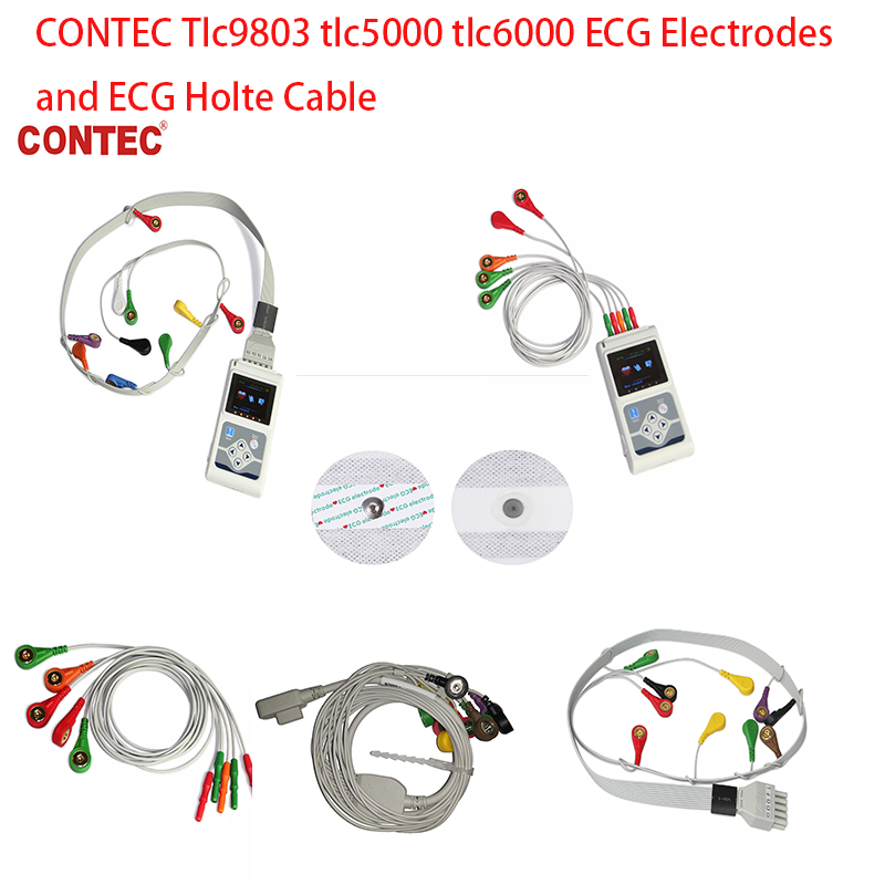 Ecg Patch Monitor - CONTEC Tlc9803 tlc5000 tlc6000 elektrody ekg