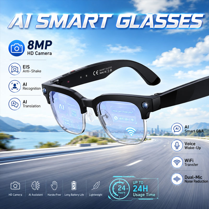Smart Glasses Lens - W630 HeyCyan Inteligentne Okulary z Funkcją