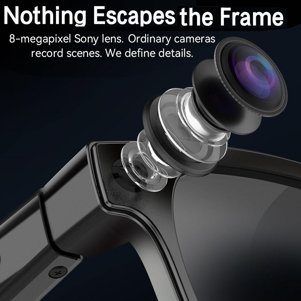 Smart Glasses Lens - Inteligentne okulary AI 2 w 1: