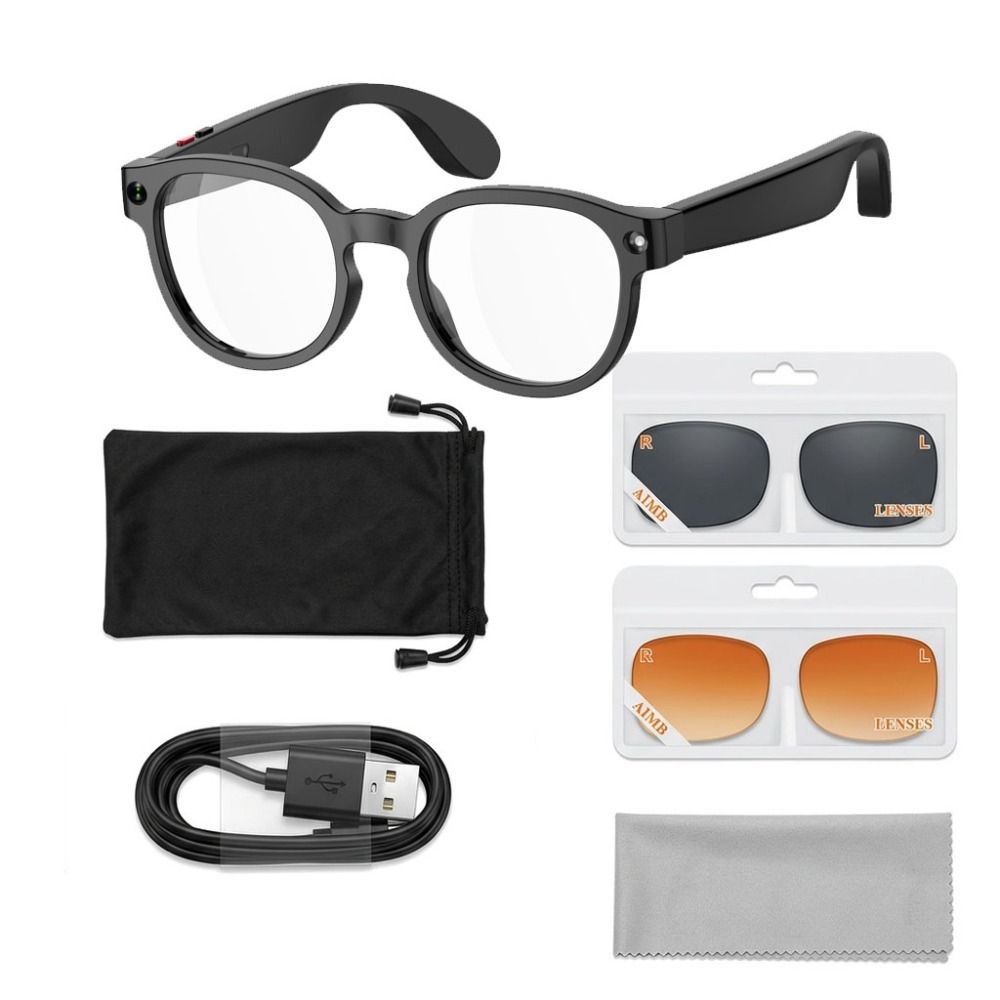 Smart Glasses Lens - Inteligentne okulary AI 2 w 1:
