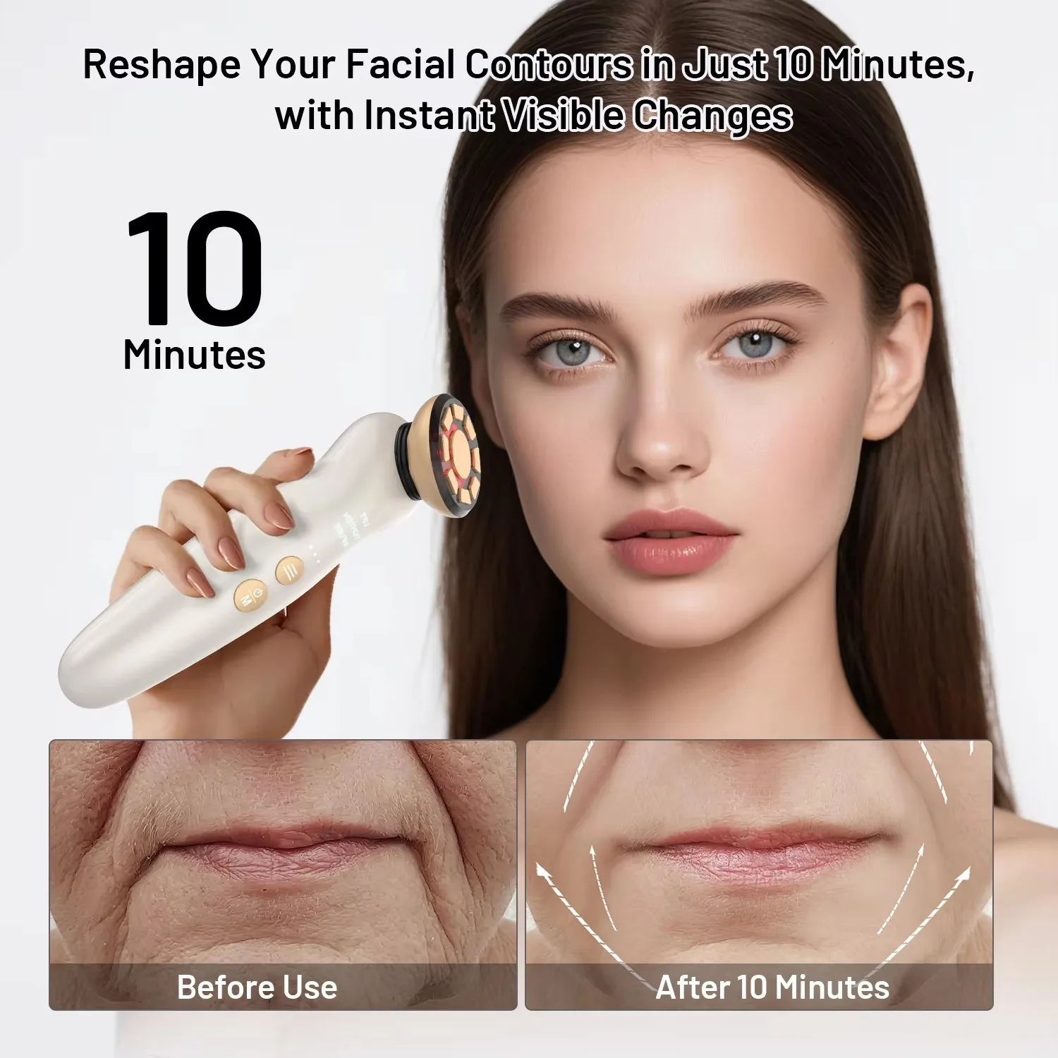 Masażer do twarzy RF z terapią – Galvanic Skin Sensor recenzja i cena