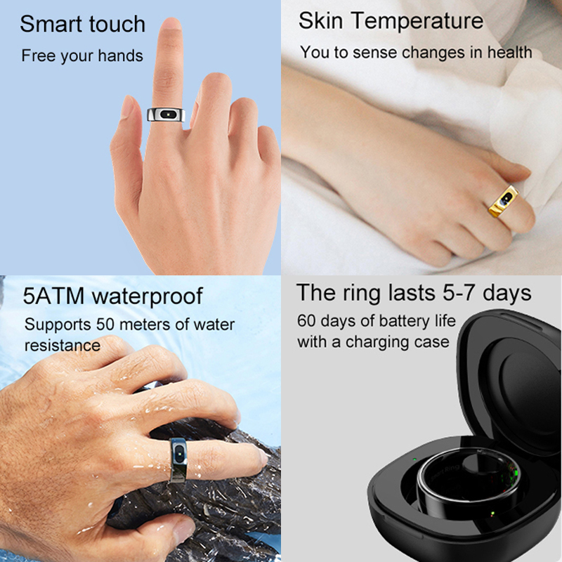 Inteligentny Pierścień Męski D – Temperature Ring Skin recenzja i cena